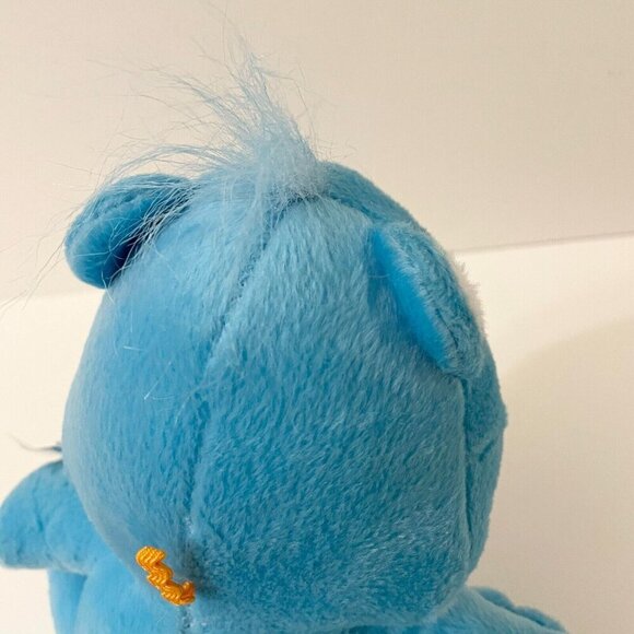 2004 Care Bears Champ Bear Plush Nanco Blue Trophy 9 Inch Doll Toy Tags are Worn - Picture 16 of 16